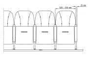 Kino stolice - tehničke crteže b